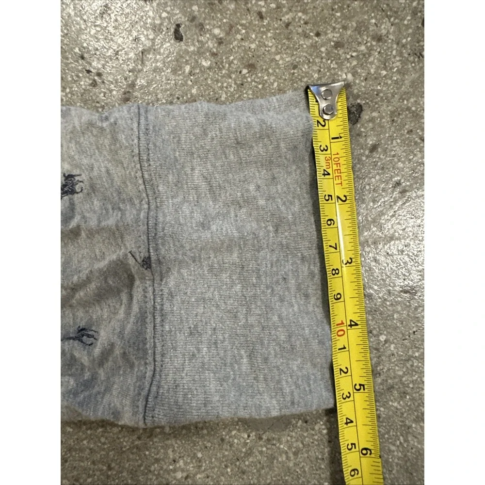 Polo Ralph Lauren Sleepwear Pants Men Gray Sz L Blue Pony's AOP D-String Cotton